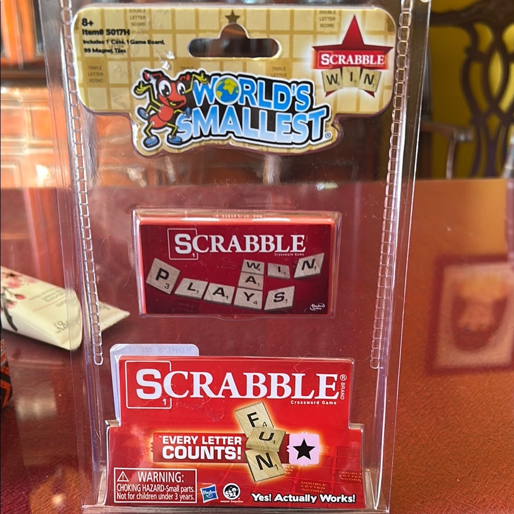 World's Smallest Scrabble Game